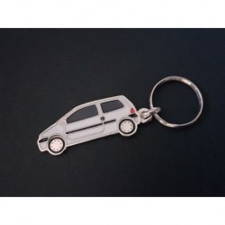 Porte-clés profil Renault Twingo 1 (blanc)