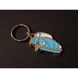 Porte-clés profil Volkswagen Cox Coccinelle, 1200, 1300 (bleu)