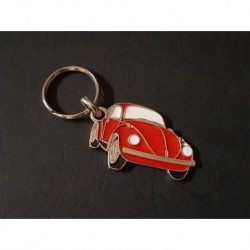 Porte-clés profil Volkswagen Cox Coccinelle, 1200, 1300 (rouge)