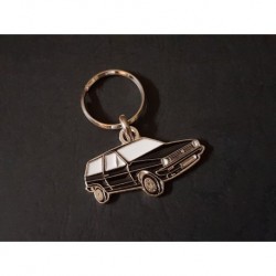 Porte-clés profil Volkswagen Polo II, Derby (noir)