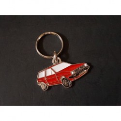 Porte-clés profil Volkswagen Polo II, Derby (rouge)