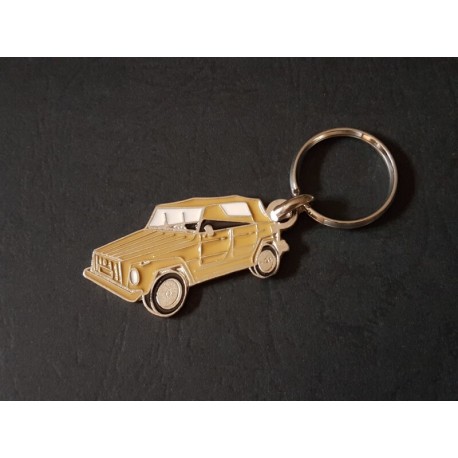 Porte-clés profil Volkswagen 181, Kurierwagen, Trekker 182, Pescaccia (beige, sable)