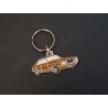 Porte-clés profil Chrysler 160 180 160 2L, Simca Talbot 1609 1610 (marron)