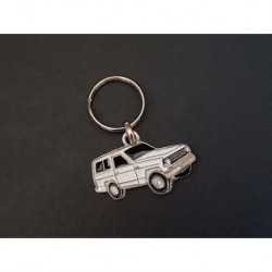 Porte-clés profil Nissan Patrol, Ebro (blanc)