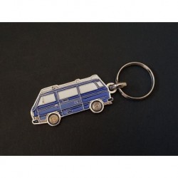 Porte-clés profil Volkswagen Transporter T3 Westfalia (bleu)