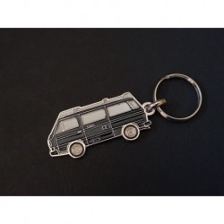 Porte-clés profil Volkswagen Transporter T3 Westfalia (noir)