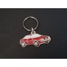 Porte-clés profil Audi 80 90 B4, 2.3 2.6 2.8 (rouge)