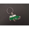 Porte-clés profil Citroen Dyane 4, 6 (vert)