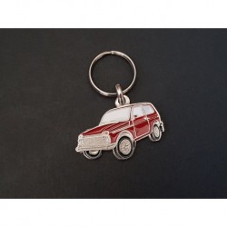 Porte-clés profil Lada Niva 4x4, Cossack Job Taiga, 1600 1700 1.9D (rouge)