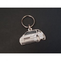 Porte-clés profil Volkswagen Corrado, G60, VR6 (blanc)
