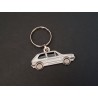 Porte-clés profil Volkswagen Golf mk1, Rabbit, GTI Formel E (blanc)