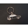 Porte-clés profil Volkswagen Golf mk1, Rabbit, GTI Formel E (noir)