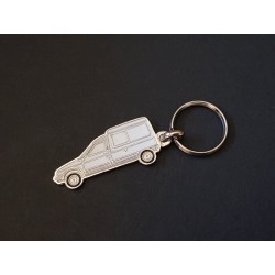 Porte-clés profil Citroen C15, C15D C15E fourgon (blanc)