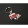 Porte-clés profil Toyota Land Cruiser FJ, FJ40 HJ40 BJ40 FJ41 OJ40 OJ50 (rouge)