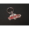 Porte-clés profil Lancia Fulvia Coupé, 1.3 1.3S 1.6 Rallye HF 1600 (rouge)