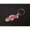 Porte-clés profil Fiat Barchetta, 1.8 16V (rouge)