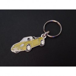 Porte-clés profil Fiat Barchetta, 1.8 16V (jaune)