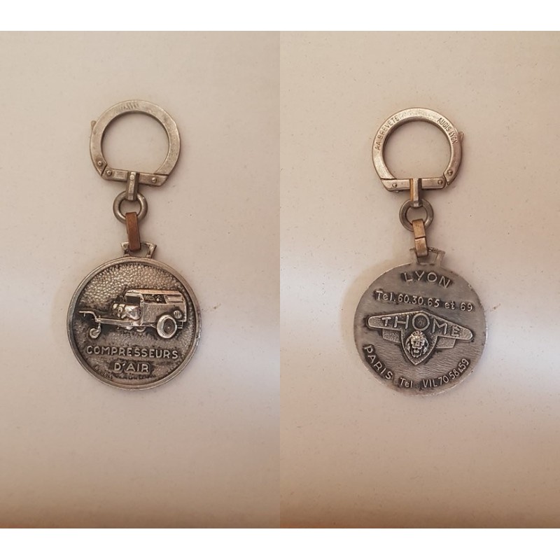 porte-clés Augis, compresseur air Thomé, Paris Lyon (pc)