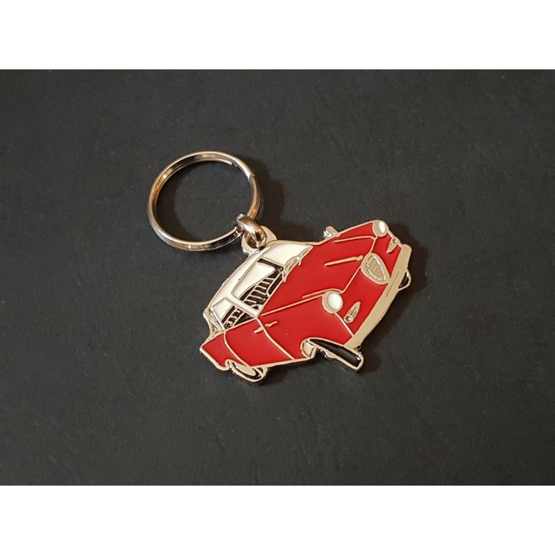 Porte-clés profil Goggomobil TS, TS250 TS300 TS400 (rouge)