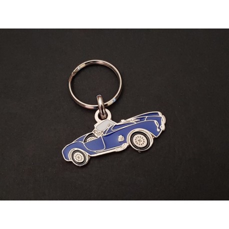 Porte-clés profil Shelby AC Cobra (bleu)