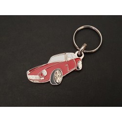 Porte-clés profil MG MGB GT, MGC GT (rouge)