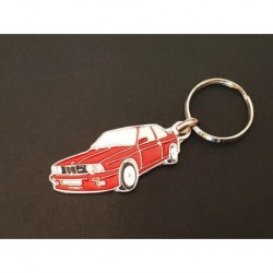 Porte-clés profil BMW M3 E30, Sport Evolution Evo, 320i 323i 325 318i (rouge)