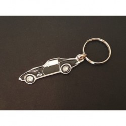 Porte-clés profil Chevrolet Corvette Stingray C3, 454 427 350 327 (noir)