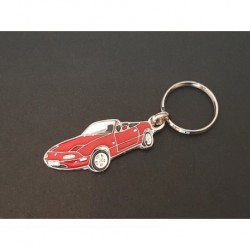 Porte-clés profil Mazda MX-5 MX5 Miata NA (rouge)