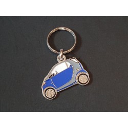 Porte-clés profil Smart Fortwo (bleu)