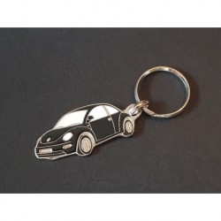 Porte-clés profil Volkswagen New Beetle (noir)