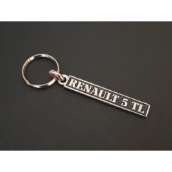 Porte-clés plaque Renault 5...