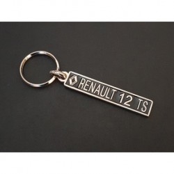 Porte-clés plaque Renault 12 TS, R12 12TS