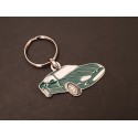 Porte-clés profil Jaguar XKR, XK8, XK X100 (vert)