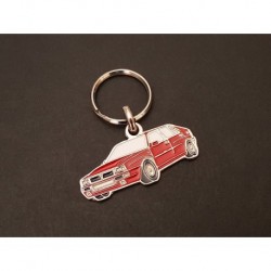 Porte-clés profil Lancia Delta HF Integrale Evoluzione, Evo Evo 2 (rouge)
