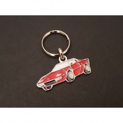 Porte-clés profil Lancia Stratos HF Stradale (rouge)