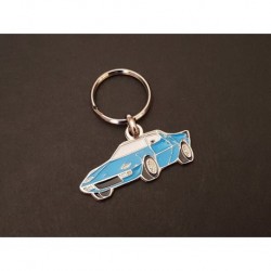 Porte-clés profil Lancia Stratos HF Stradale (bleu)