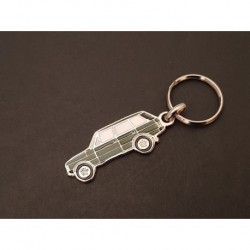 Porte-clés profil Range Rover Classic, Land Rover 5 portes (vert)