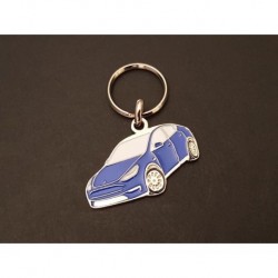 Porte-clés profil Tesla Y (bleu)