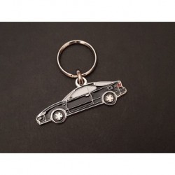 Porte-clés profil Toyota Celica T180, 4WS, Sti GT-R GT-i GT-S GT-Four (noir)
