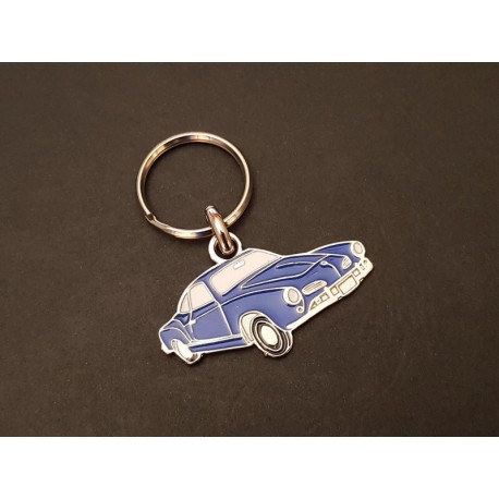 Porte-clés profil Volkswagen Karmann Ghia (bleu)