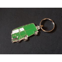 Porte-clés profil Renault Estafette, Alouette 1000 800 Dacia R2137 R2136 (vert)