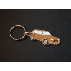 Porte-clés profil Citroën Ami 8 et Super (marron)
