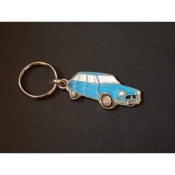 Porte-clés profil Citroën Ami 8 et Super (bleu)