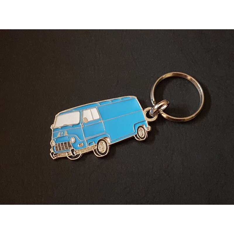 Porte-clés profil Renault Estafette, Alouette 1000 800 Dacia R2137 R2136 (bleu)