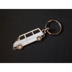 Porte-clés profil Volkswagen Transporter T4, EuroVan Caravelle (blanc)