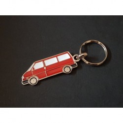 Porte-clés profil Volkswagen Transporter T4, EuroVan Caravelle (rouge)