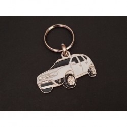 Porte-clés profil Dacia Duster, 4WD Prestige 2.0 16V 1.5 dCi (blanc)