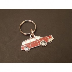 Porte-clés profil Volkswagen Variant Type 3, 1500 1600 Typ (rouge)
