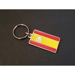 porte-clés drapeau émaillé Espagne