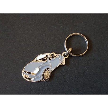 Porte-clés profil Ford StreetKa, Street Ka cabriolet (gris)